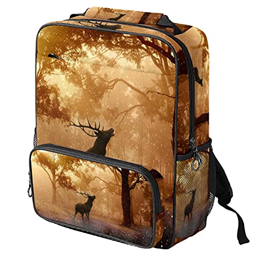 Sac de travail tendance protégeant votre ordinateur portable avec style motif cerf