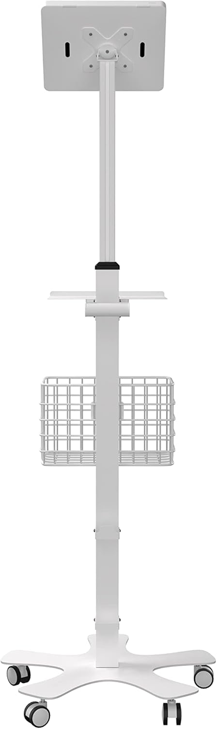 Premium Medical Tablet Stand – CTA Height Adjustable Mobile Tablet Stand with Add-ons for Healthcare - iPad Pro 13-inch (M4), iPad Pro 12.9-inch, iPad Air 13-Inch (M3 / M2)