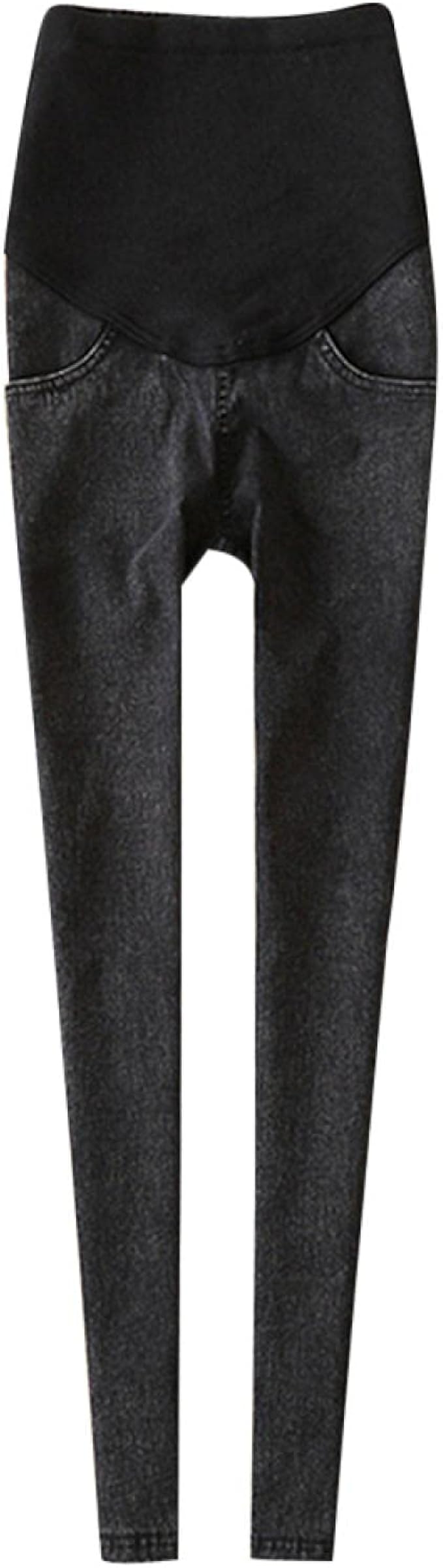 Pantalones de mezclilla ajustados para maternidad, leggings elásticos para  maternidad, ropa de embarazo, pantalones ajustados, pantalones de mezclilla  sobre pantalones : Ropa, Zapatos y Joyería - Amazon.com