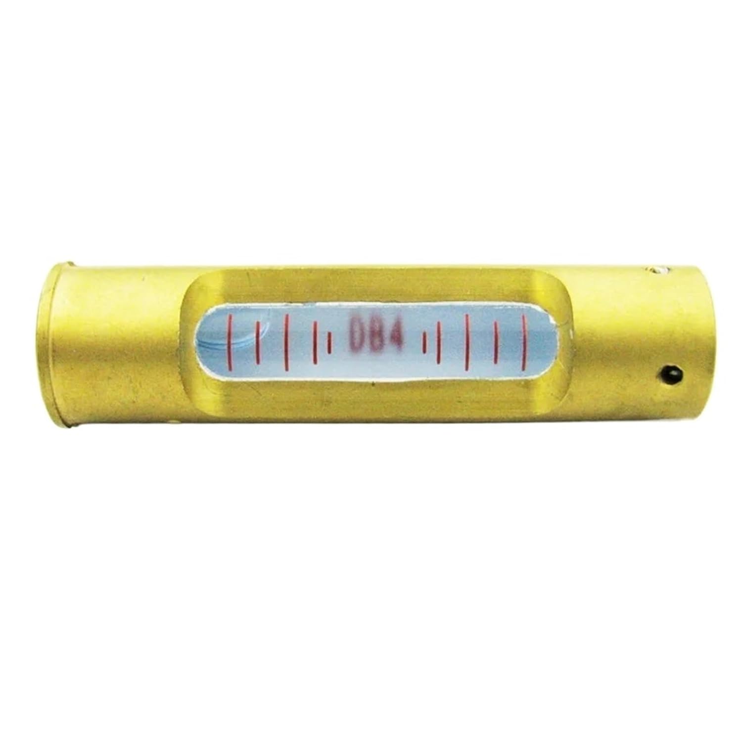 DB4 High Precision Level Bubble Spirit Nivel Vial Water Leveler Meter Copper Shell Available 1PCS(White)