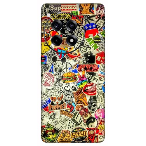 Image of Mobile Skin Sticker Compatible with OnePlus 12R 5G Skin Not Back Cover, Camera & Back Protector Mobile Skin Wrap; ONE Plus 12R 5G-KE-179