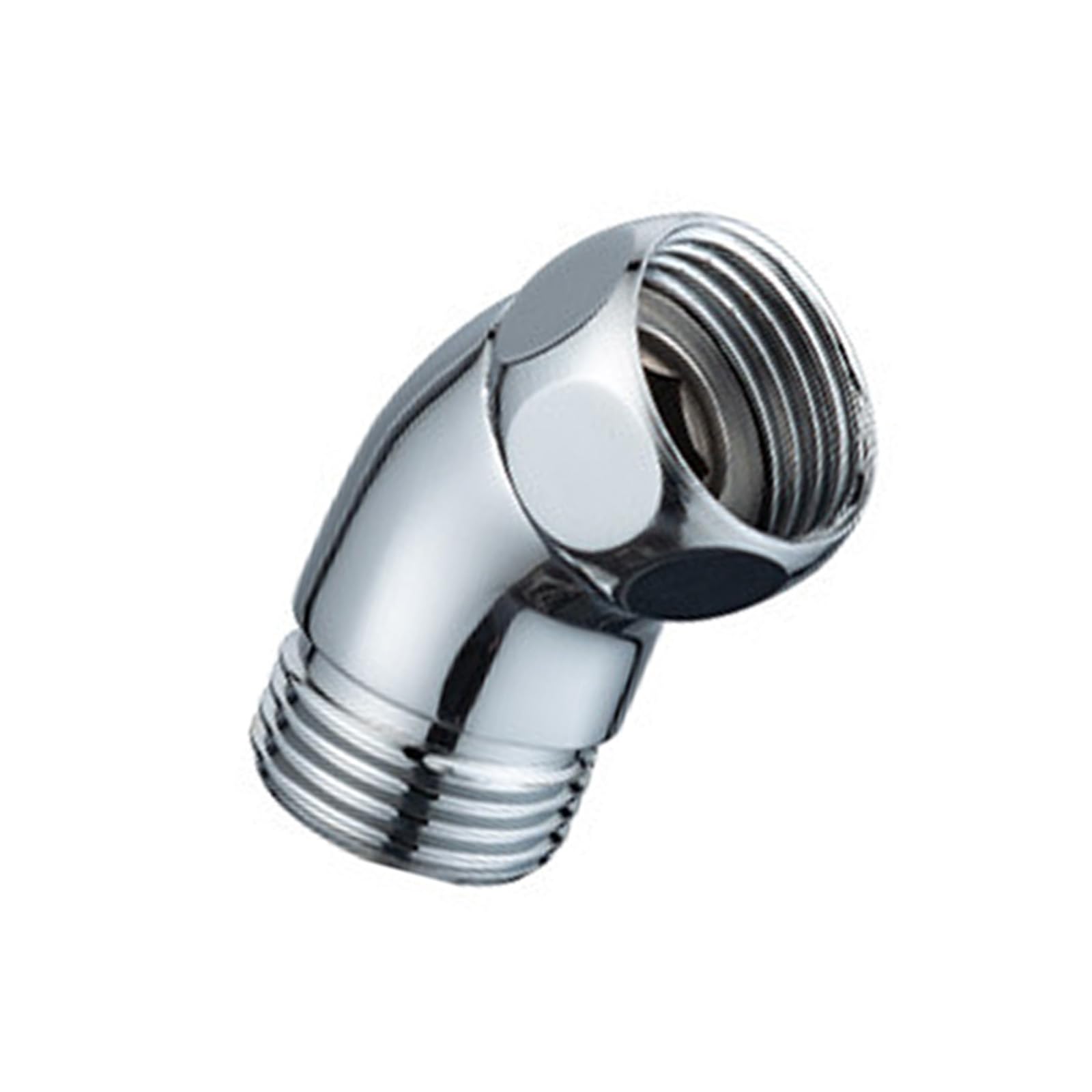 45 Degree Shower Head Elbow Adapter Stainless Steel Construction Chromes Finish for Handheld Showers Bathroom Shower Accessories