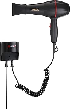 Powertec TR-301 Askı Aparatlı | Otel Tipi | Profesyonel Saç Kurutma & Fön Makinesi