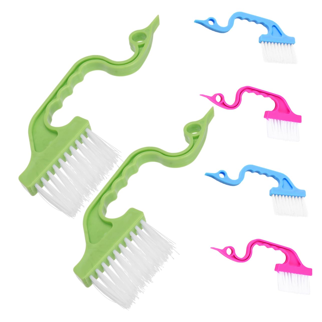 MAGICLULU 30 Pièces Brosse de Nettoyage de vitres Nettoyage pour la Maison Gommage pour Le Nettoyage Brosse pour Le Nettoyage Outil de Nettoyage de rainure Brosse à récurer Abdos