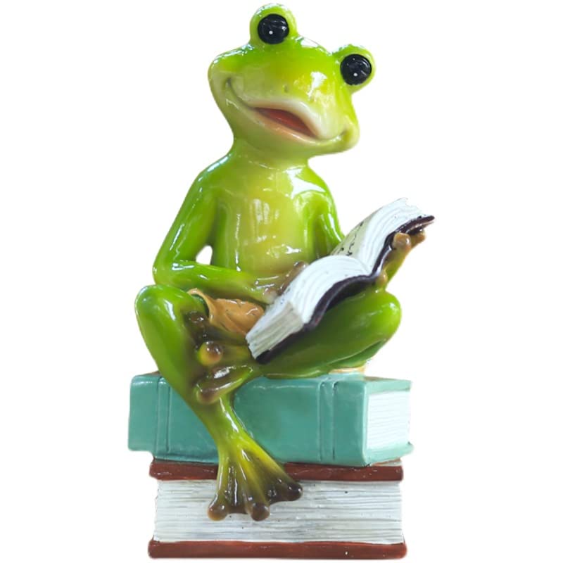 Miniatur-Frosch-Gartenstatue – 5,1 Cm Hoch, Handbemalt, Für Feengarten & Terrarium