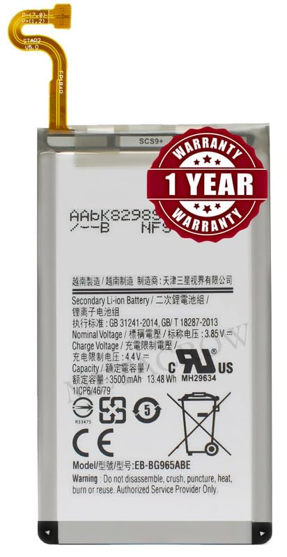 Image of Original EB-BG965ABE Battery Compatible for Samsung Galaxy S9+ S9 Plus Battery - (3500mAh) - 1 Year Warranty AB1