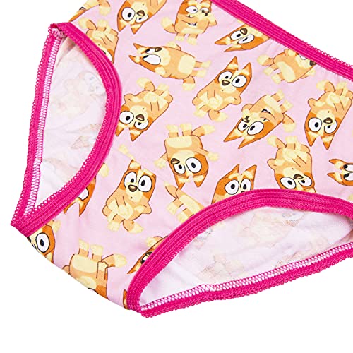 Bluey Girls' Amazon Exclusive Panties and Girlshort with Bingo, Bandit and More, Sizes 2/3t-83