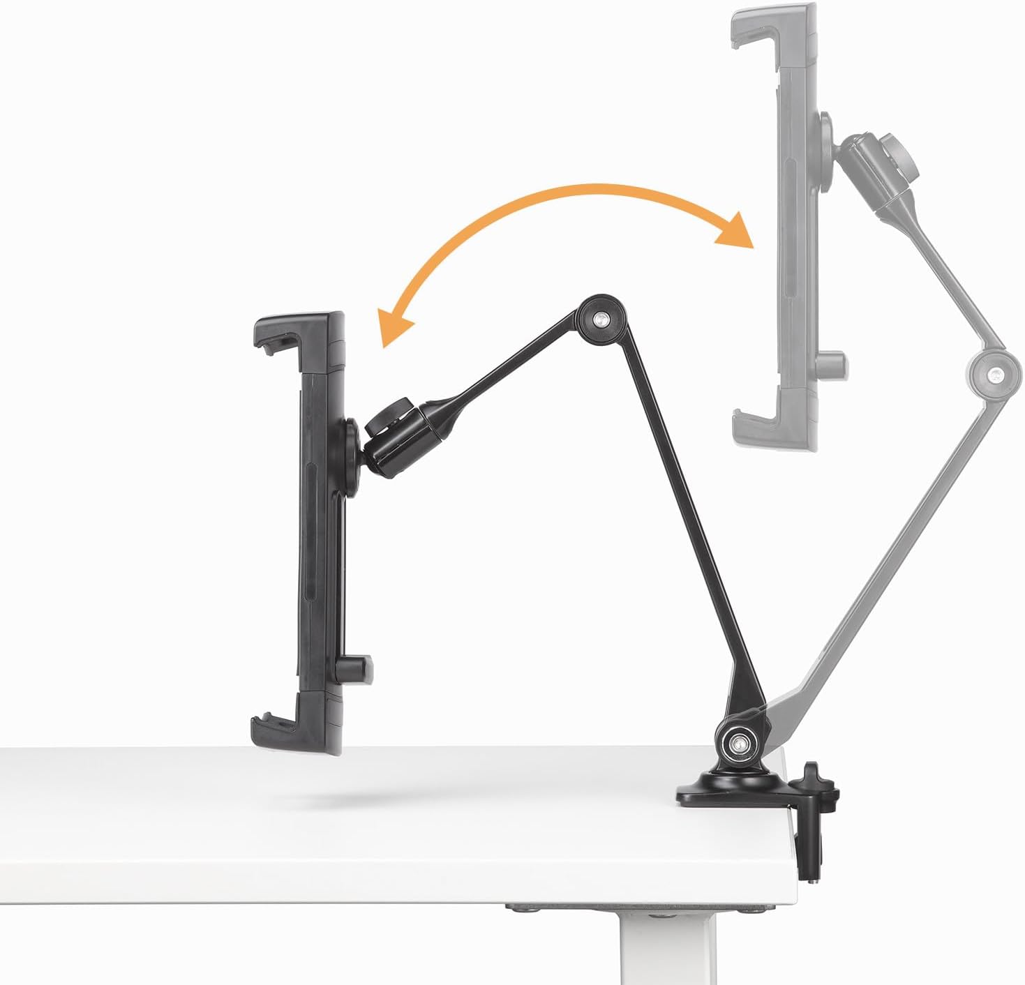 サンワサプライ モバイルモニター・タブレット用クランプアームホルダー PDA-STN85BK