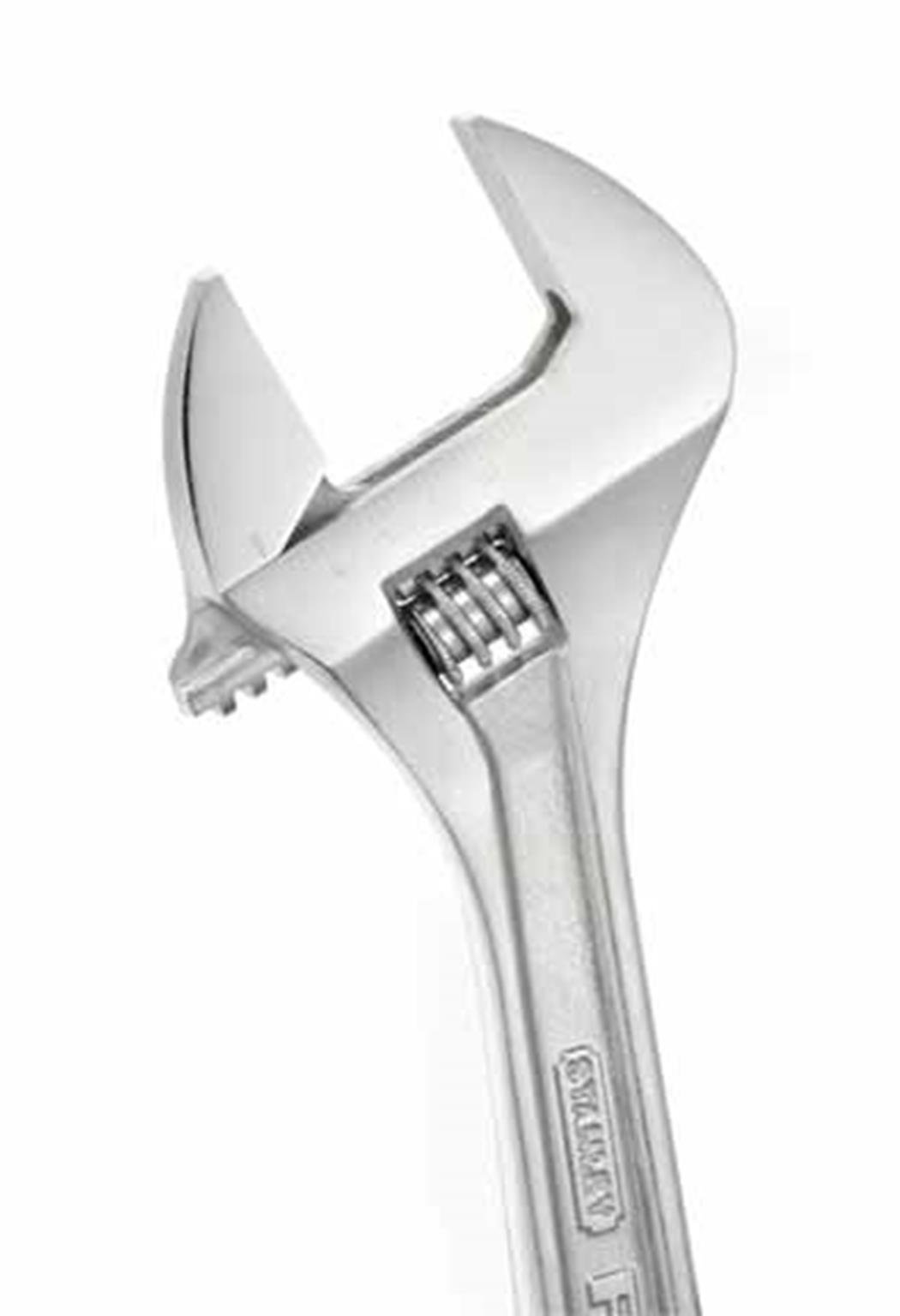 STANLEY 0-95-876 Clé À Molette Gamme FATMAX - Clé Forgée En Acier - Finition Anti-Corrosion - Marquage Laser - 5 Dimensions - Poignée Large - Ouverture 34Mm - Normes Iso 6787 Et Din 3117