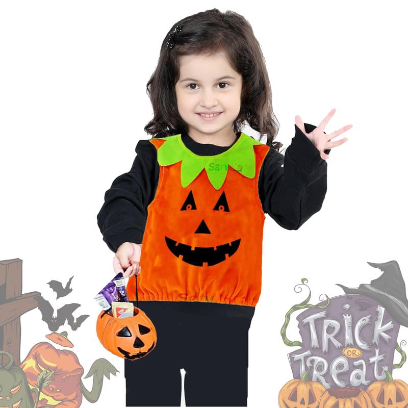 Image of Sarvda Halloween Dress | Costume and Accessories | For Girls and Boys | Kids & Adults | Haunted Horror Theme Party Vampire Witch Ghost Skeleton Draculla Zombie Pumpkin Scary Cosplay Dress