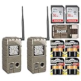 Cuddeback 20MP G-Series Powerhouse IR Flash CuddeLink Trail Camera 2-Pack (G-5062) with Batteries...