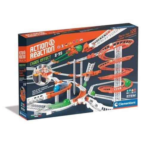 Clementoni 59306 Action & Reaction Marble Run Kit Cover