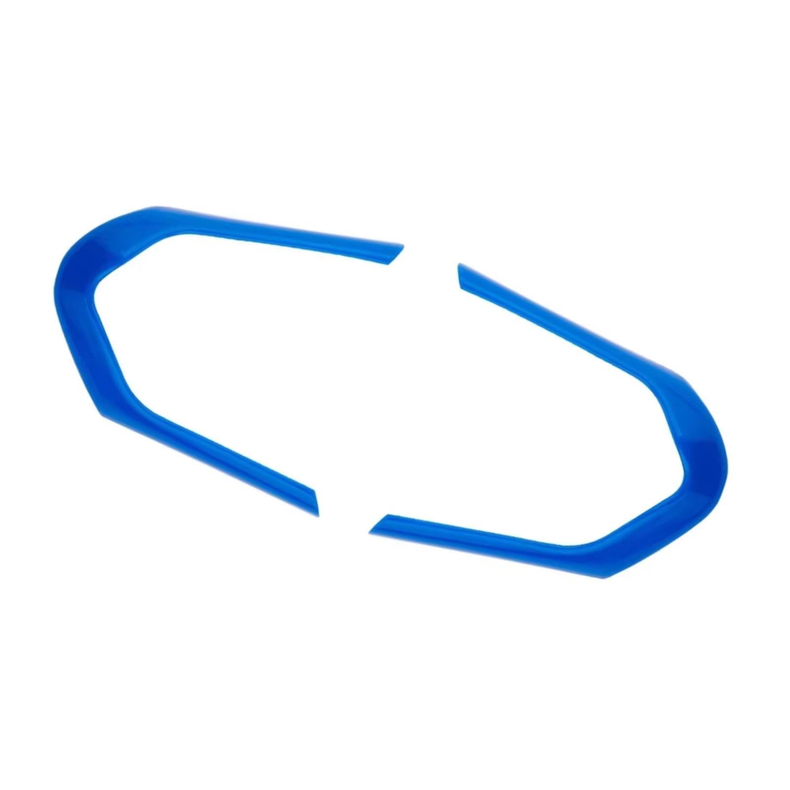 Adesivi Per Pulsanti Auto Per BMW F20 F22 F30 F31 F32 F33 F36 M-Sport | Adesivo Per Rivestimento Della Copertura Del Telaio Del Pannello Dei Pulsanti Del Volante Dell'auto(Blue)