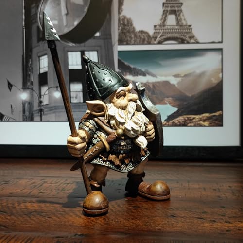 Figura Decorativa Enano Vikingo Guerrero Norse miniatura 4