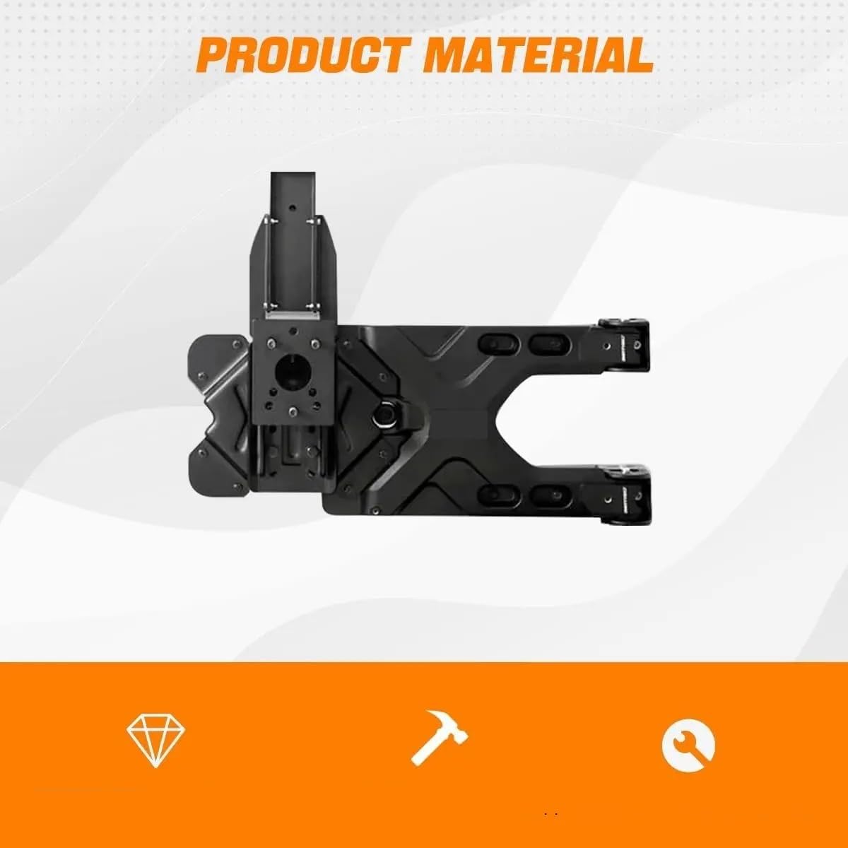 Spare Tire Mount Pasuje do Wrangler JK JKU Unlimited 2007-2018, wytrzymały uchwyt na koło zapasowe, montaż na bagażniku