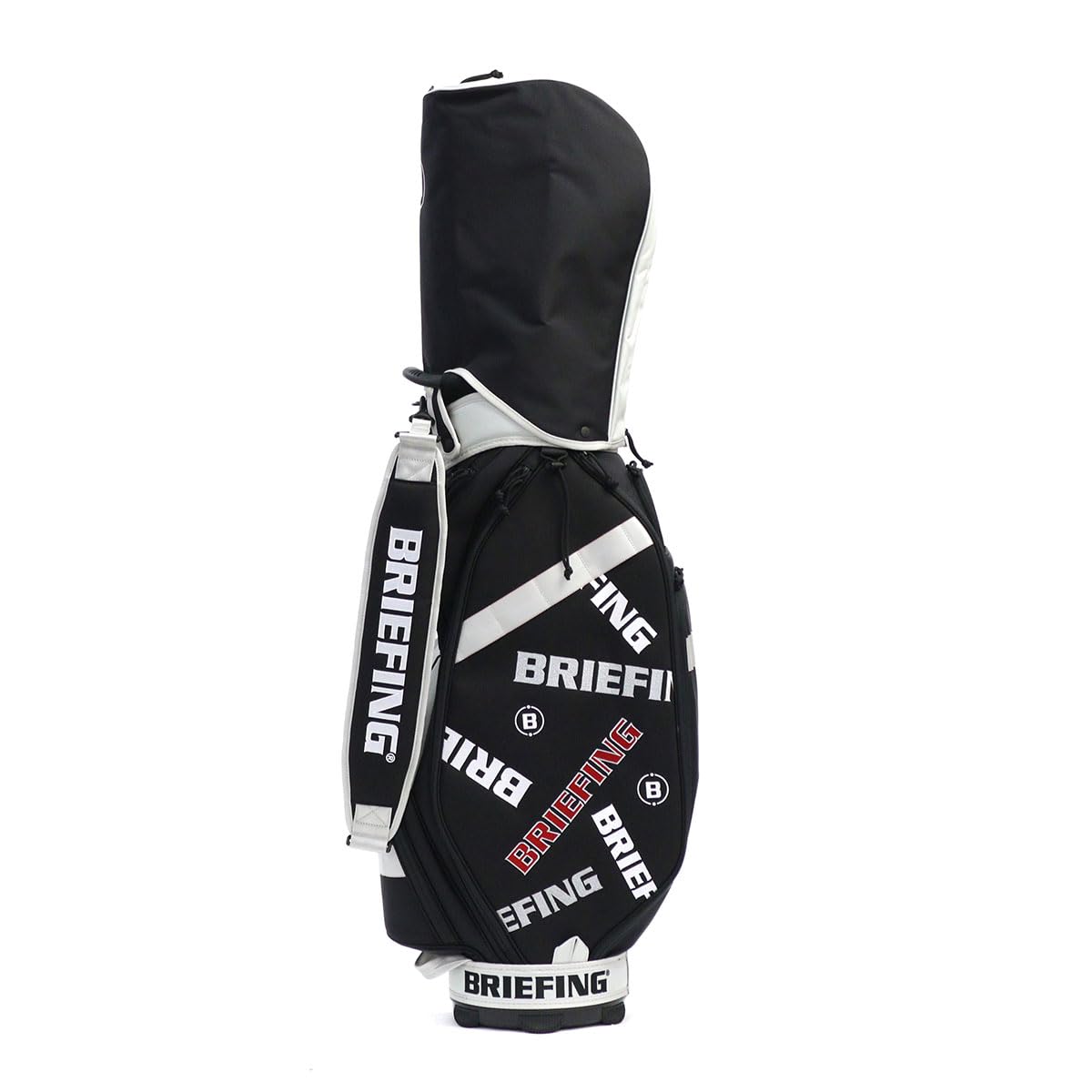 新品 送料込みCR-5#03ブラックBRIEFINGブリーフィングキャディバッグ BRIEFING GOLF ブリーフィング ゴルフ キャディバッグ CR-5 #03