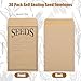 30 Pcs Seed Saving Envelopes Reusable Seed Kraftpaper Storage Organizer Packets Envelopes for Flower Vegetable Plants Seeds Saving & Collecting 5.51 x 3.15 Inch