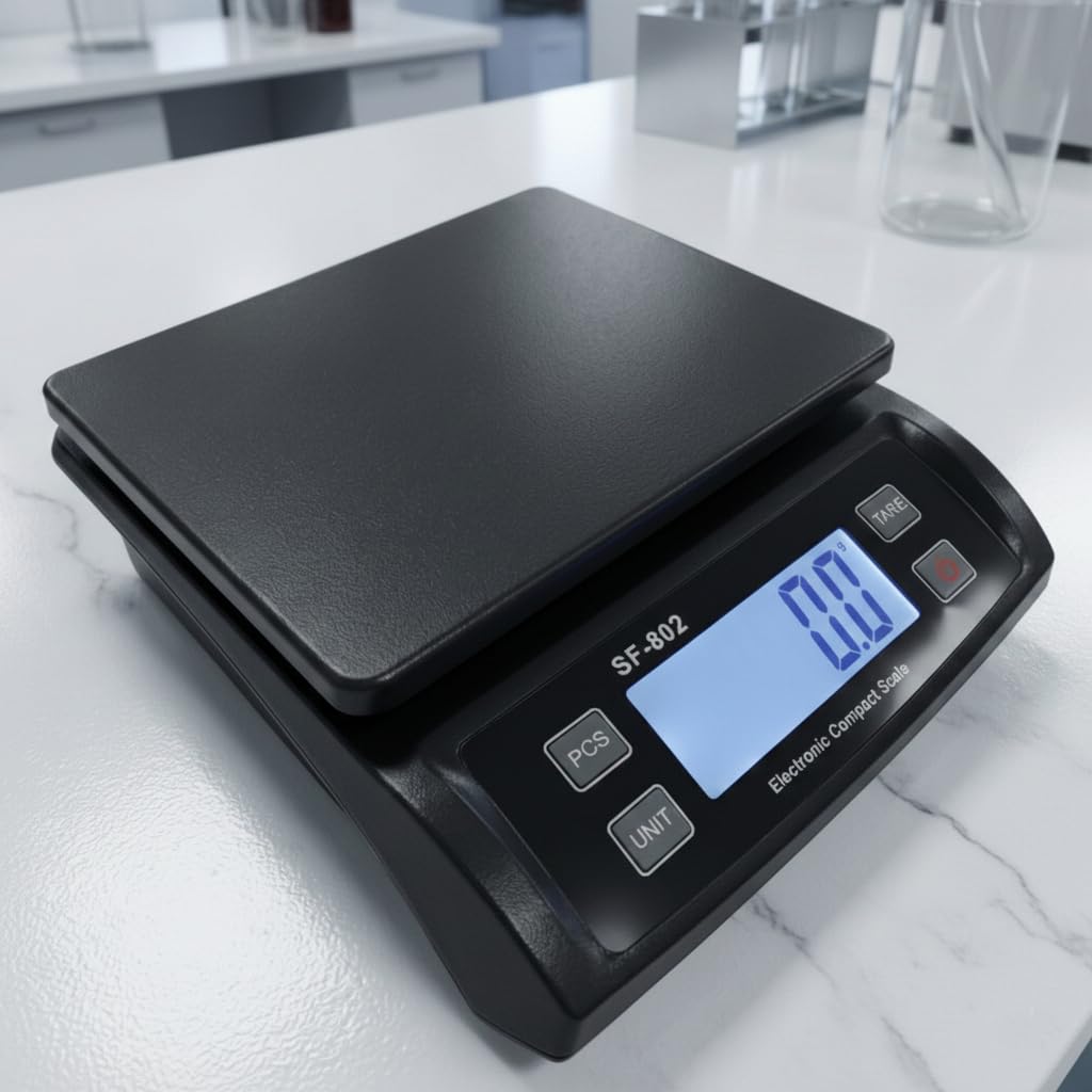 Balance Postale Numérique 30 kg, Pèse-Colis de Précision, Unités kg/lb/oz