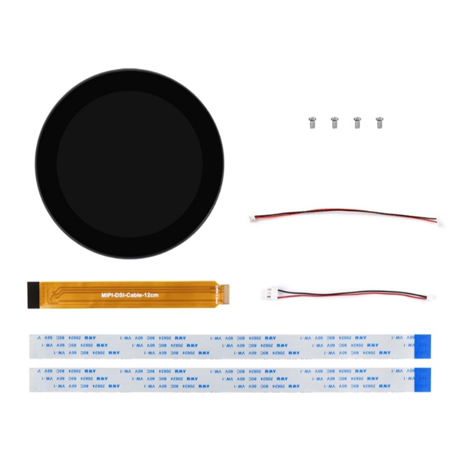 Kapazitiver Touchscreen, rundes LCD-Display, 720 x 720/800 x 800, 10-Punkt-Multi-Touchable für kreatives Projekt-Zubehör, kreisförmiger kapazitiver Bildschirm