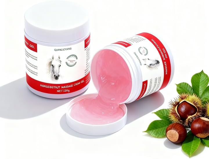 Miniatura 9 de Gel de masaje calmante para aliviar el dolor de caballo, gel de porcelana extra fuerte que ayuda con la tensión muscular diaria, 8.8 onzas con