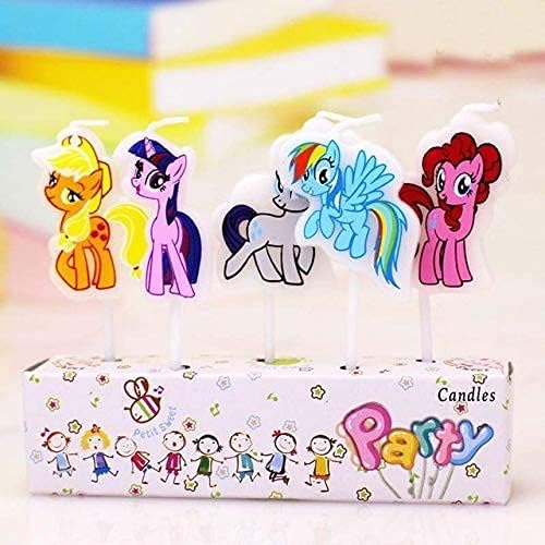 Little Pony Birthday Candle for Little Pony Theme Party Pack of 10 pcs-2 Sets