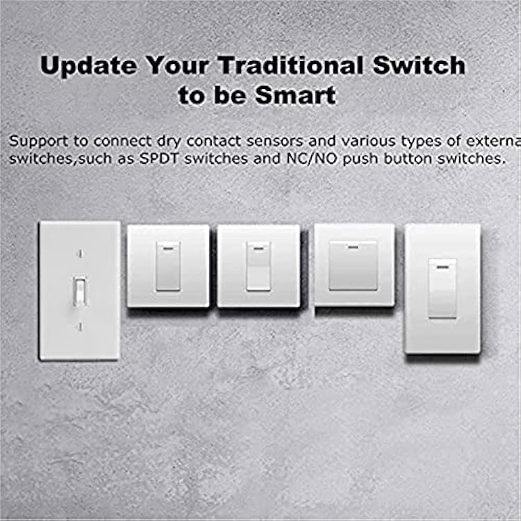 Mini Smart WiFi Relay Switch, DIY Light Switch Module Smart Life/Tuya Application, Wireless Remote Control