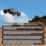 HAIBOXING 1:18 Scale All Terrain RC Car 18859, 36 KPH High Speed 4WD Electric Vehicle with 2.4 GHz Remote Control, 4X4 Waterproof Off-Road Truck with Two Rechargeable Batteries - Image 4