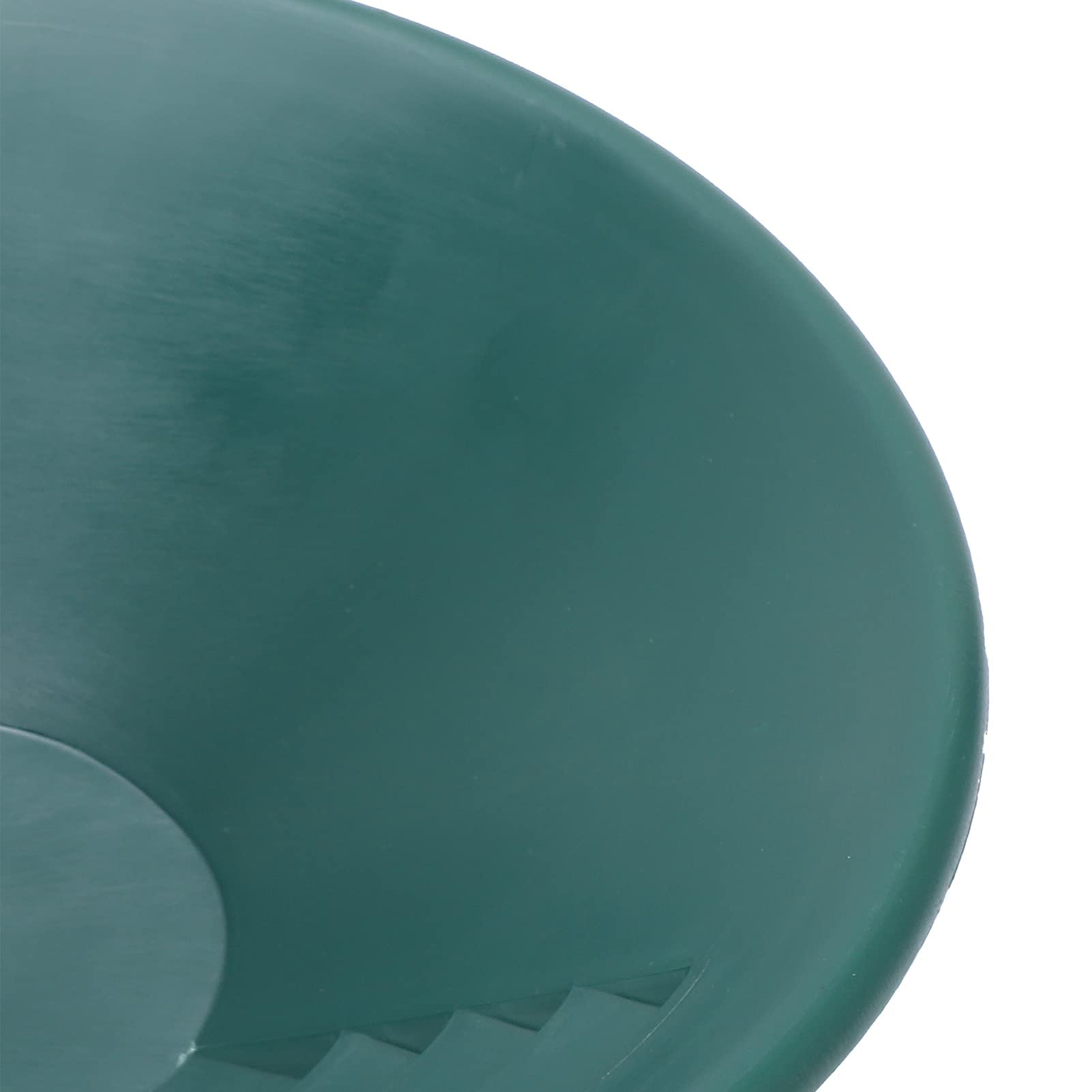 Walfront Sartén de Oro de plástico Verde de 260 mm Kit de Lavado de Oro Manual Sartén de Lavado de Oro Sartenes de Oro para minería de Oro
