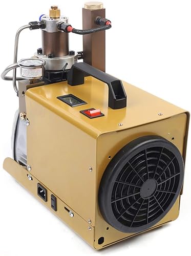 Miniatura 4 de CNCEST 110V alta presión eléctrico PCP compresor de aire 30MPa 4500PSI bomba de buceo, refrigeración por agua, 130Lmin salida de aire, 2800rmin