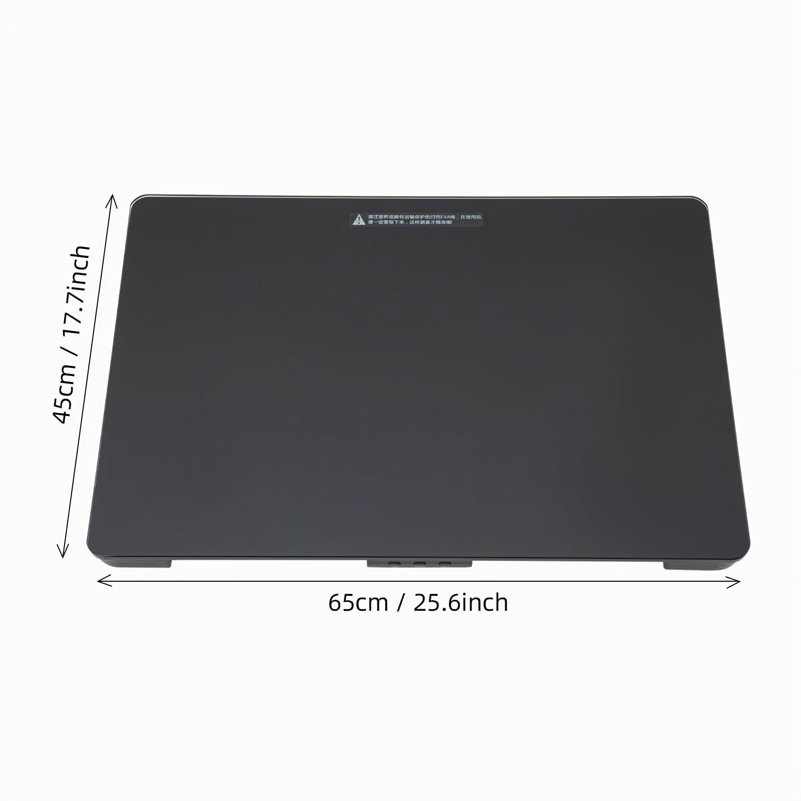 Digitale Plattformwaage bis 100kg, Paketwaage mit LCD-Anzeige 65 x 45cm Veterinärwaage Tierwaage Hundewaage, Batterie nicht enthalten