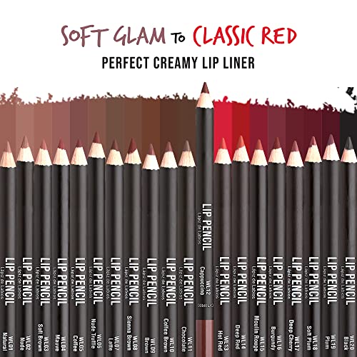 Image of Kiss New York Professional Slim Long-Wear Lip Liner Pencil, Matte Finish