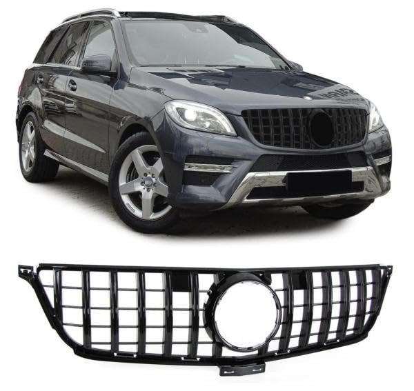 Calandre noire compatible avec Mercedes ML W166 jusqu'à 2015 Sport-Panamericana GT