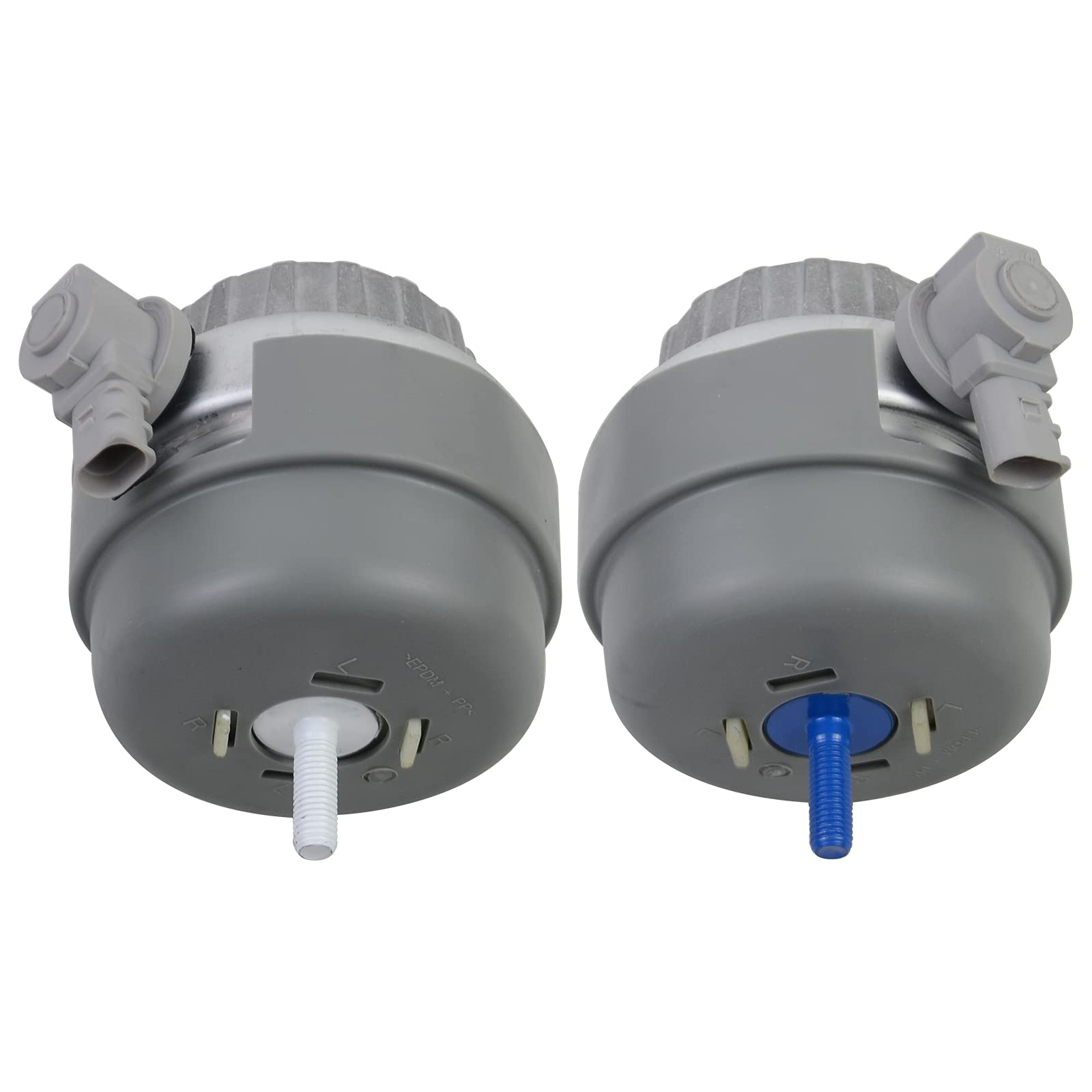 Par de Soportes de Motor Soportes Hidráulicos Conmutables Eléctricamente Compatible con 2.7 2.8 3.0 3.2 TDI 2004-2011 4F0199382BL 4F0199379BH