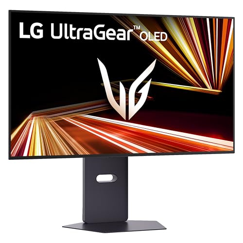 Image of LG 32GX850A-B 32 inch UltraGear 4K UHD (3840 x 2160) Glossy OLED Gaming Monitor, Dual-Mode 165Hz /330Hz, 0.03ms, G-SYNC, FreeSync Premium Pro, TrueBlack 400, HDMI, DP, Tilt /Height /Swivel /Pivot Stand, Black