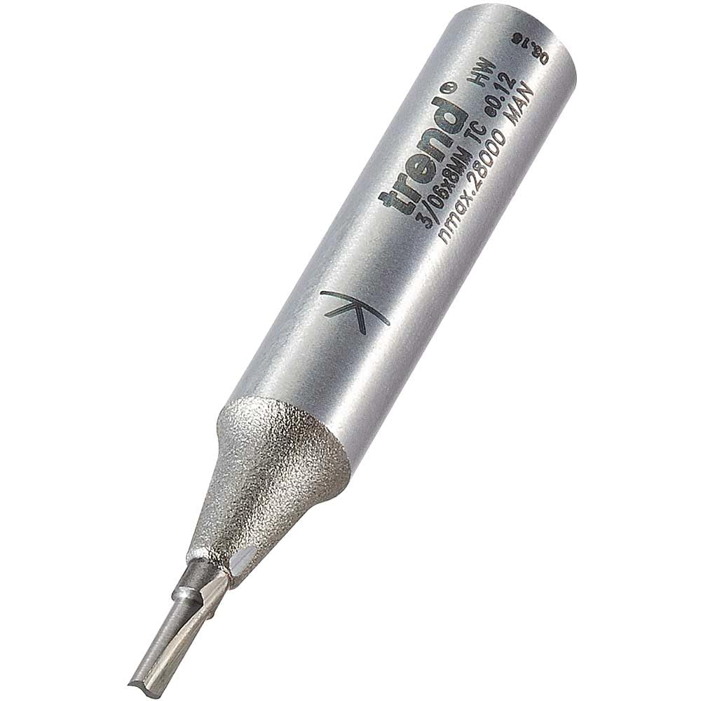 Fraise pour matériaux abrasifs Trend 2mm outil de coupe carbure 3/06X8MMTC
