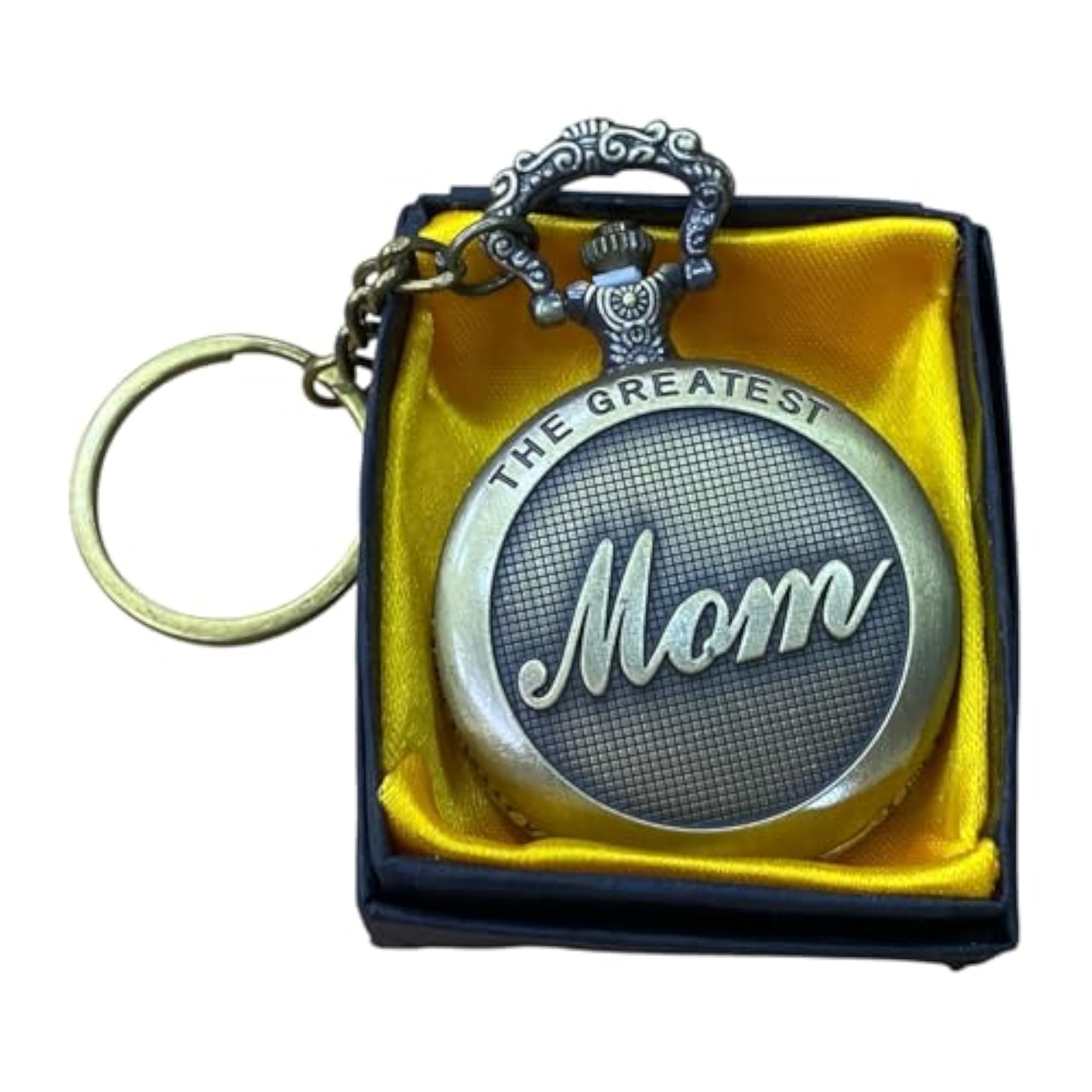 Elegant Engraved Pocket Watch for Mom, Unique Gift