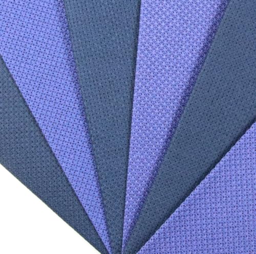 Image of KCS 4 /6 pc of 12 inch x 18 inch(30cmx45cm) 16 Count Cotton Aida Cloth Cross Stitch Fabric (6 pc,Royal Blue+Navy Blue)