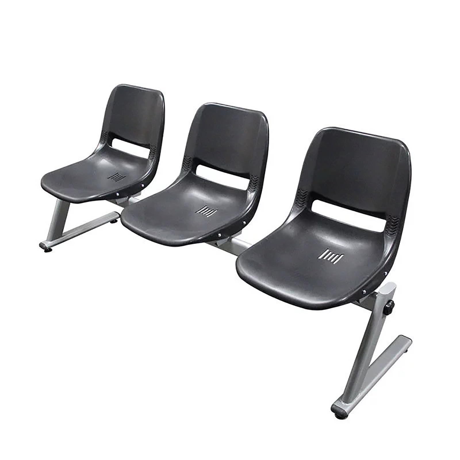 HCZKIUJY Modern Reception Chair for Waiting Room, Hospital, Salon & Conference Room - Stylish, Comfortable Bench Seating Solution for Any Space (Negro 175cm/69)