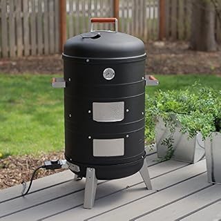 Meco Deluxe 2-in-1 Electric Water Smoker/Grill