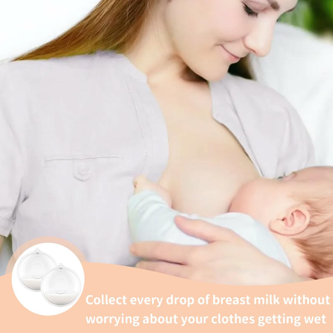 GXGM Coquillage D'allaitement, Coquille Allaitement, Coquilles d'allaitement pour Mamans, Tasses Infirmiers, Réutilisables économiseur de Lait Maternel Coquilles d'allaitement Tasses, 2 pièce