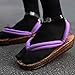 Anime Hommes Femme Kimono Japonais Samurai Geta Sabots Cosplay Costume Intérieur Sauna Spa En Bois Chaussures Pantoufles Sandales pour Demon Slayer Kochou Shinobu