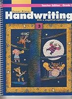 Zaner Bloser Handwriting Grade 3 (With a simplified alphabet) 0880859571 Book Cover