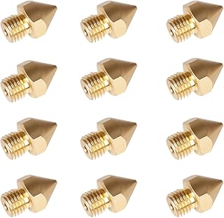 for Creality CR-10S PRO 0.4/0.6/0.8mm Fine Thread Nozzle D6×d0.4×H13_M6×0.75 for CR-10S Pro/CR-10S Pro V2/CR-10 Max 12pcs Suitable (Size : 0.4mm)