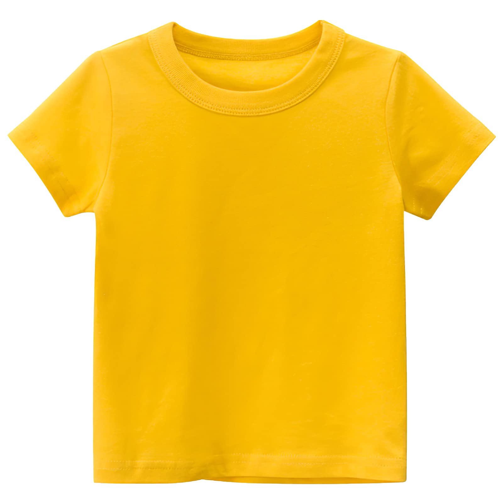amropi Camisetas de Manga Corta Niños Pack de 3 Algodón Blusa Verano Tops 1-7 Años