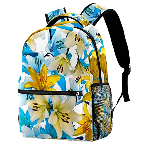 Sac à dos tendance lys et fleurs au design ergonomique pour tous