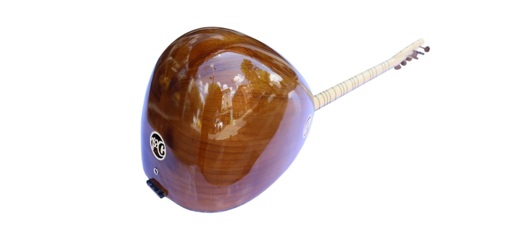 Turkish Quality Short Neck Mulberry Baglama Saz For Sale ASK-306 - Image 7