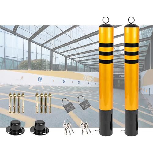 Colonne de barrière pour garage intérieur et extérieur protégeant les accès privés