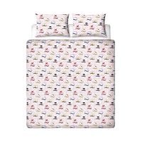 CHARACTER WORLD Hello Kitty Official Double Duvet Cover Set, Rare Design | Reversible 2 Sided Bedding Cover Official Merchandise Including Matching Pillow Cases