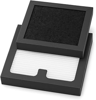 Filtro de Recambio Original SYNCPUR para Purificador de Aire - HEPA H13 y Carbón Activo - Compatible con SYNCPUR Antiácaros, Elimina 99,97% de Polvo, Polen, Ácaros, Olores, Humo y Pelo de Mascotas