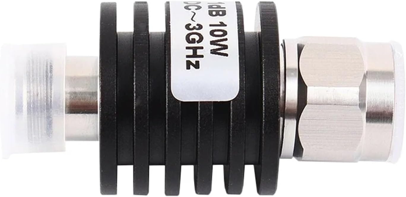 10W N Male to Female Coaxial RF Fixed Attenuators DC-3GHz 4GHz 50Ohm 1db.3db.5db.6db.10db.15db.20db.30db.40db Attenuation(1dB 3GHz)